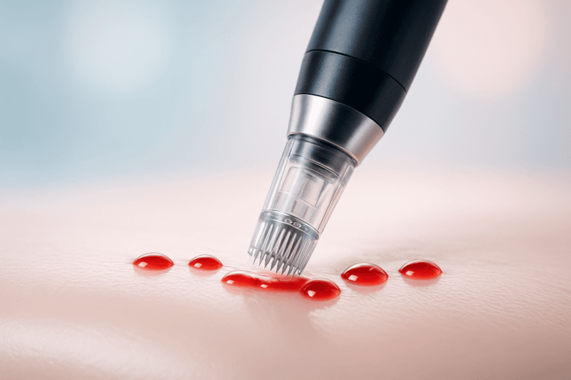 Microneedling with PRP benefits for reducing pores and scars
