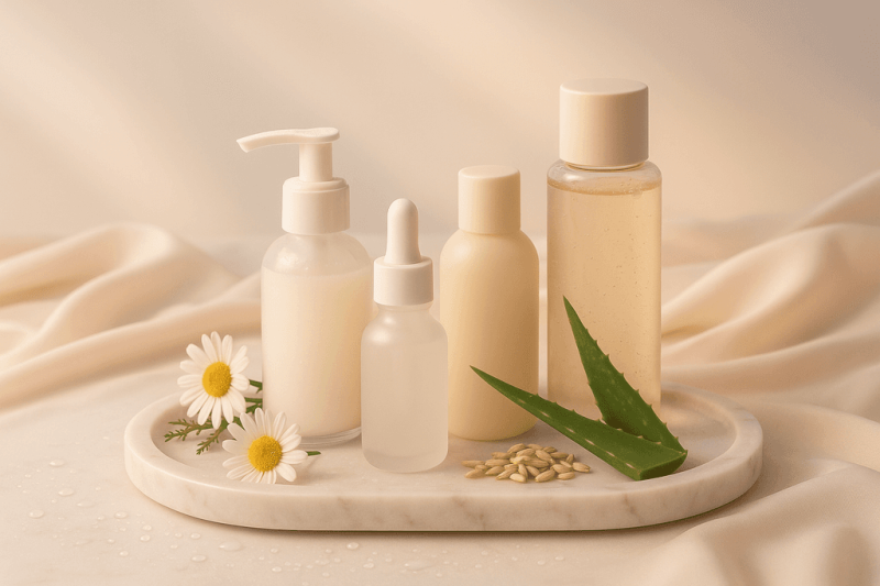 Personalized skin care for sensitive or mature skin