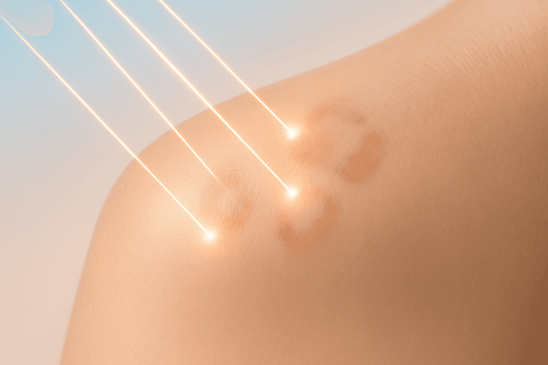NOUVAderm laser treatments for quick pigment clarity